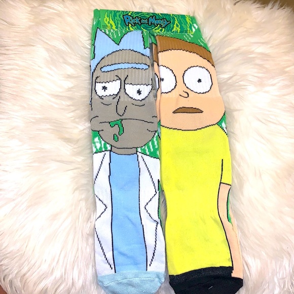 Rick and Morty Socks - Picture 1 of 2